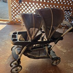 graco double stroller