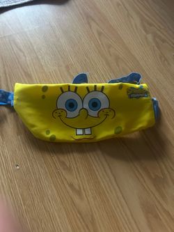 SpongeBob SquarePants Yellow Fanny Pack Waist Bag Blue Adjustable Strap