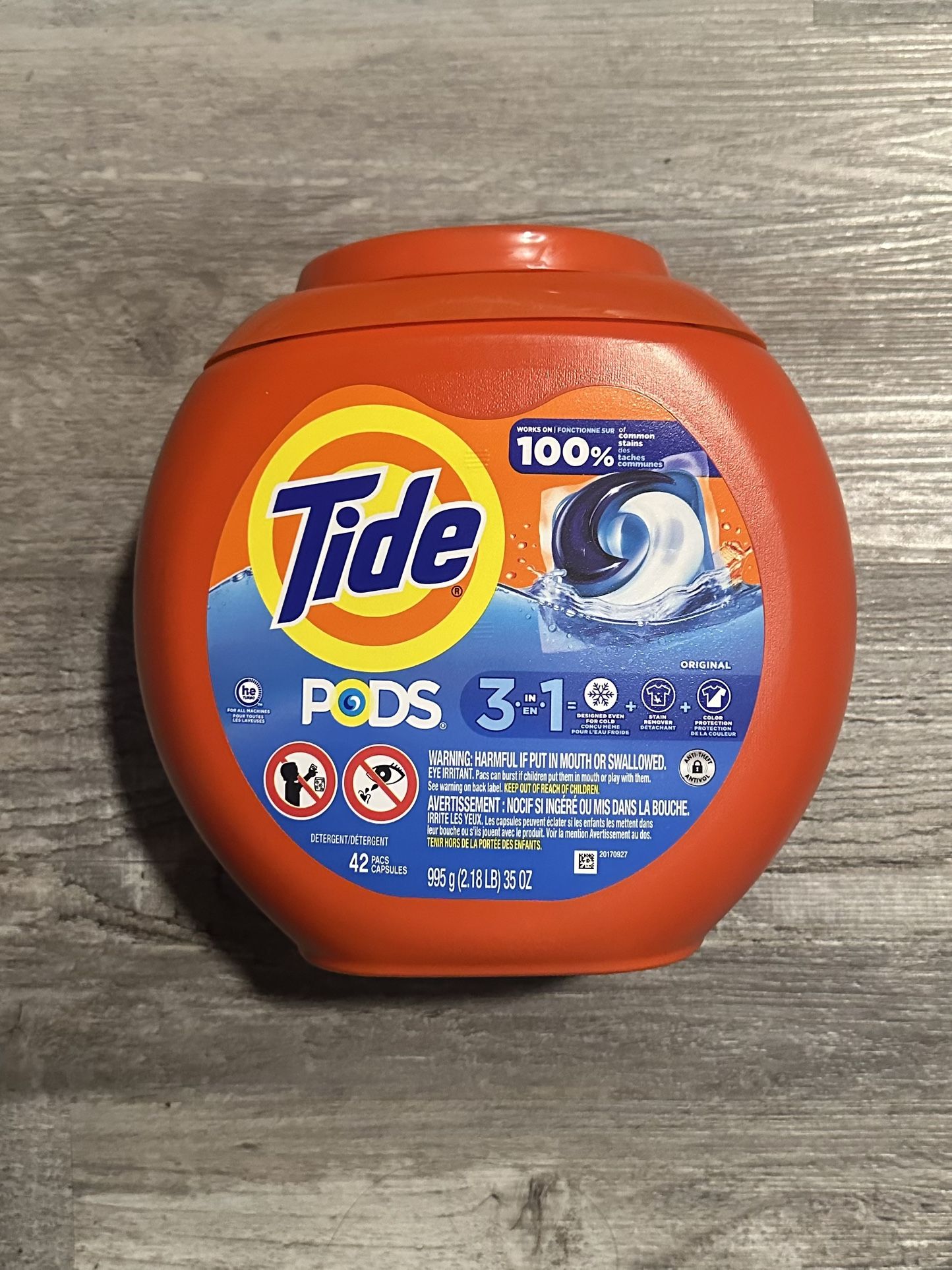 Tide Original 3 in 1 Pods he 42 Count