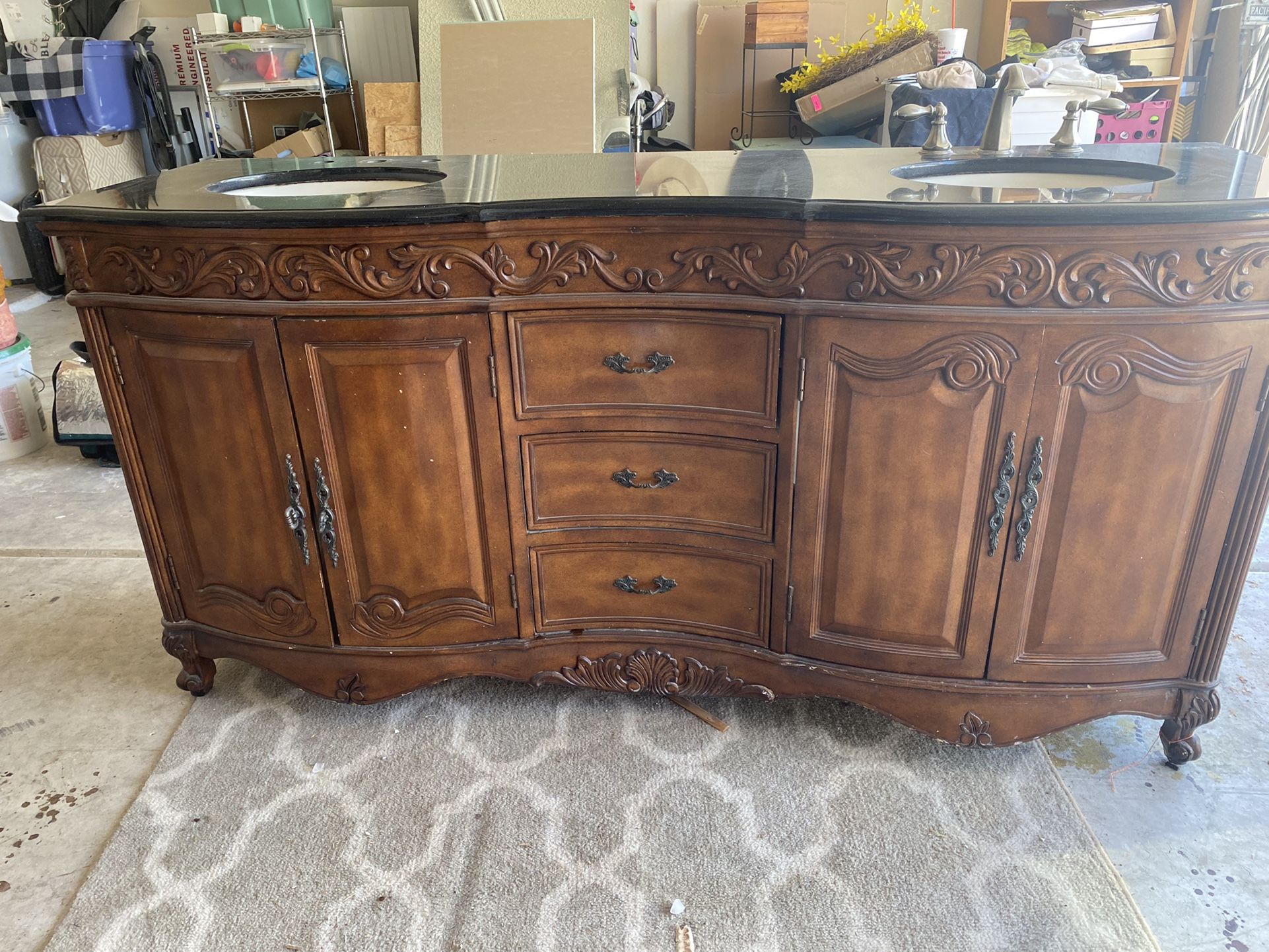 Real Wood Bathroom vanity for Sale in Peoria, AZ OfferUp
