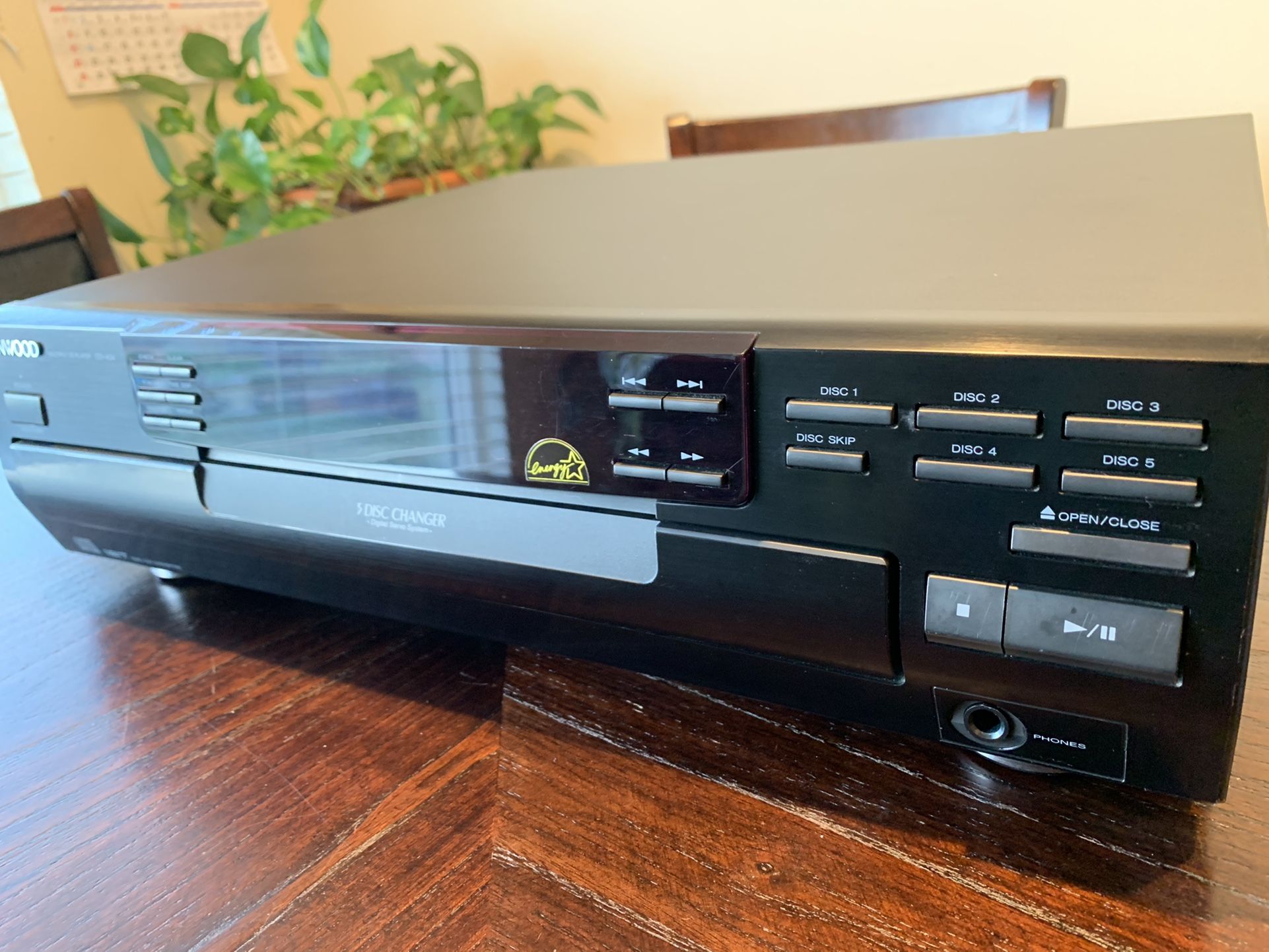 Kenwood Cd-404 Carousel 5 Disk Cd Player
