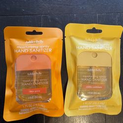 New Ashley Belle Moisturizing Spray Hand Sanitizer:  Lot of 2. Vanilla Cashmere & Citrus Grove