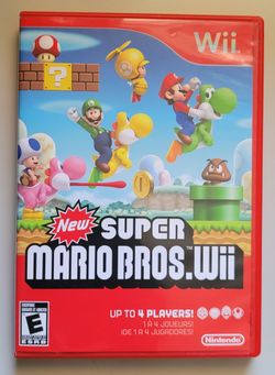 New Super Mario Bros. Wii Complete In Box with Manual Great Condition