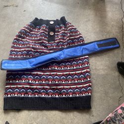 Adjustable Dog Cooling Collar And Dog Sweatshirt 