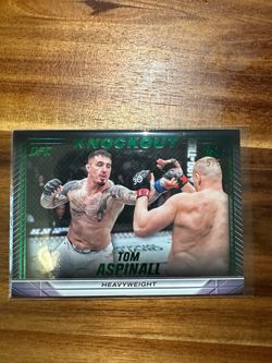 UFC Topps Knockout 2024 Tom Aspinall rare 5/5