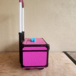 Barbie Pink Sparkle and Shine Rolling Light Up Vanity