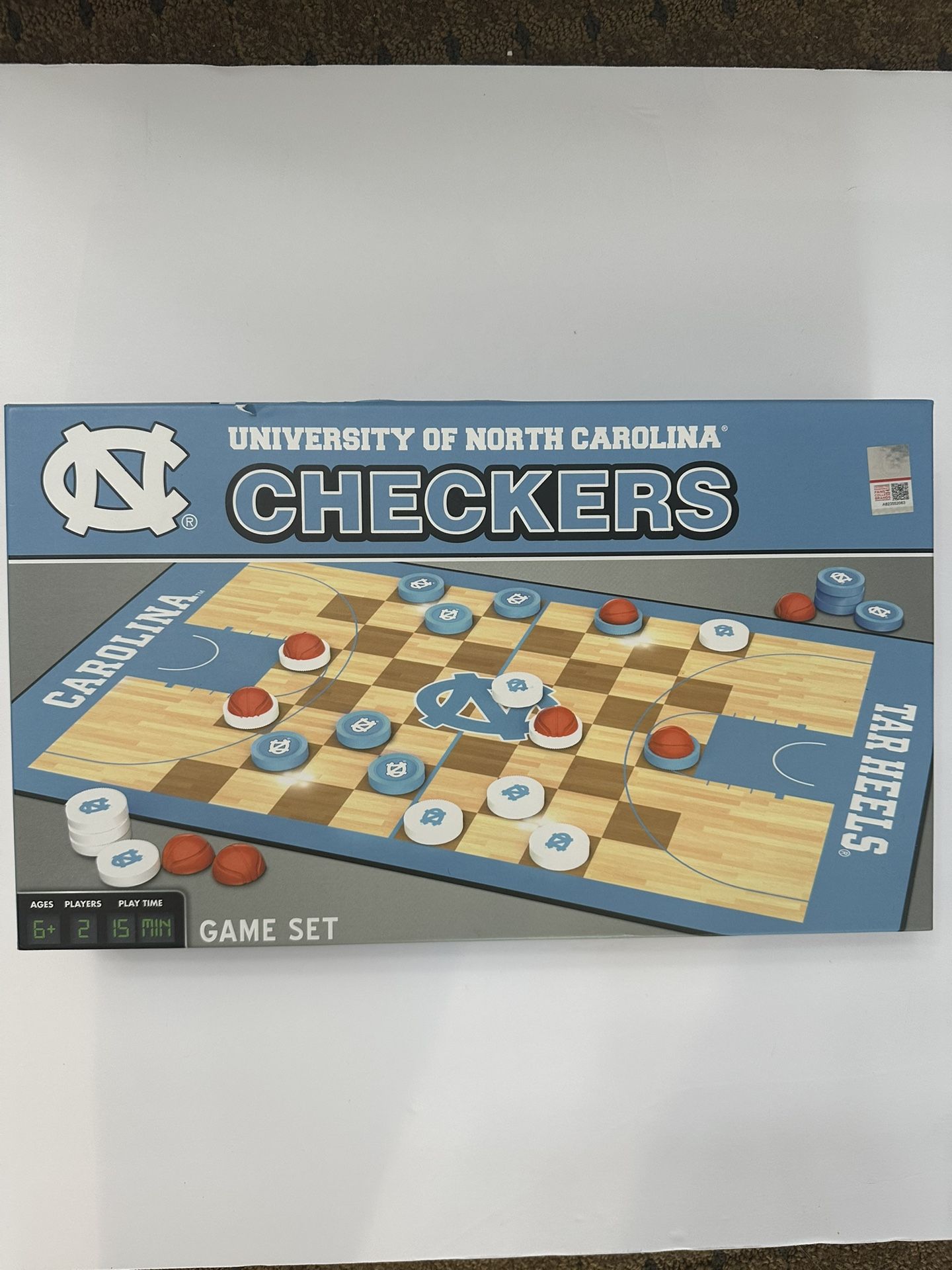 New UNC Official Collegiate Licensed Checkerboard 