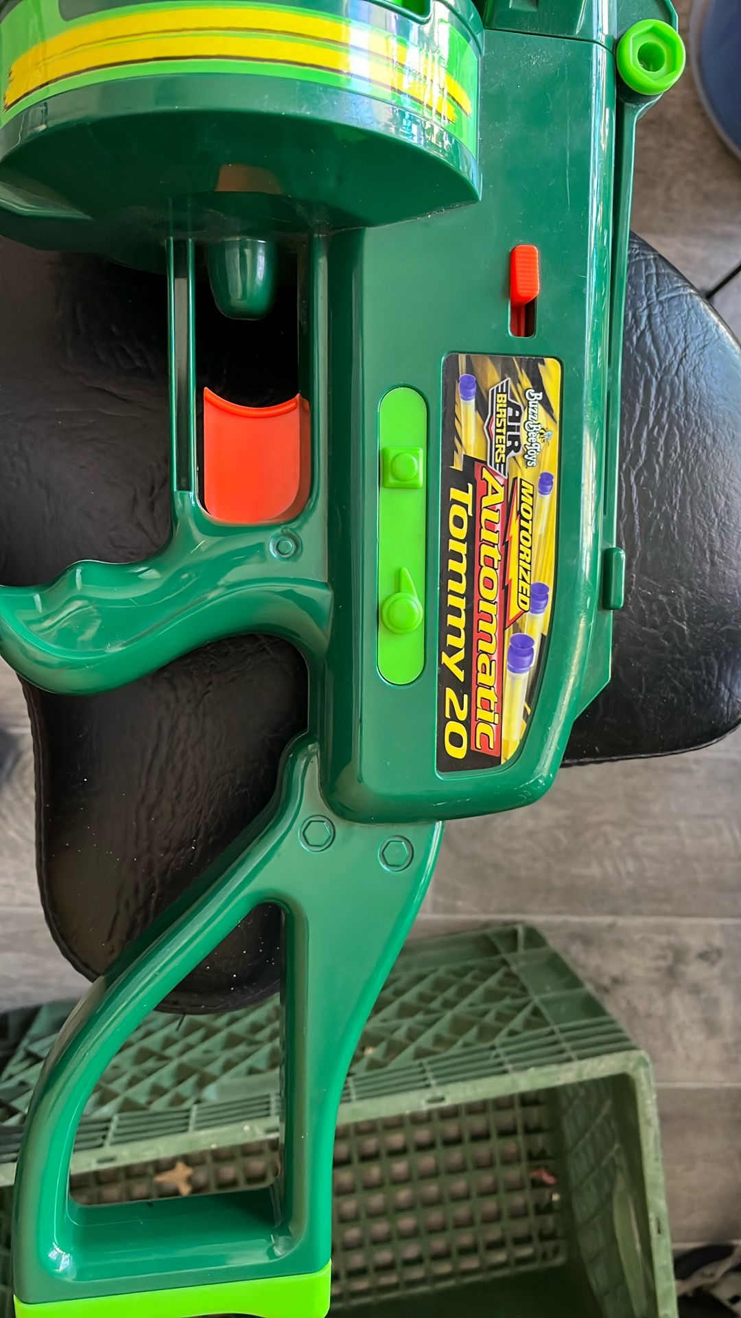 Motorized Nerf Automatic Tommy 20 Gun