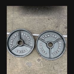 Olympic Weight Plates.     60 Dollars 