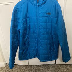North face Blue puffer jacket
