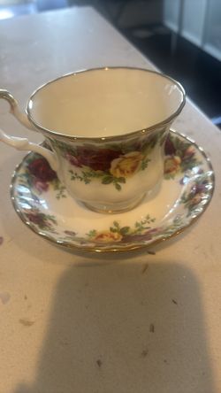 Tea cup and plate