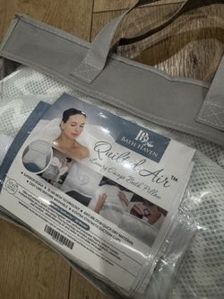 Bath Pillow for tub, Home Spa, Head and Neck Support with Strong Suction Cups