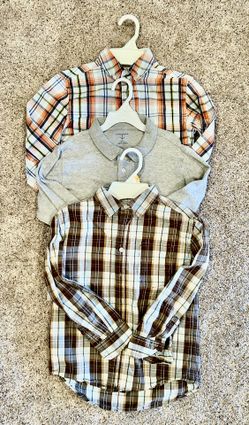 3 Boys shirts (size 6/7) -long-sleeve