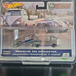 Hot Wheels #1 Porsche Speedster Vw Team Transporter 