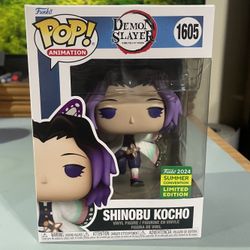 Funko Pop Animation Demon Slayer #1605 Shinobu Kocho 2024 Summer Convention Limited Edition SDCC
