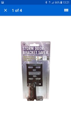 Innovative Product Solutions A-2W White Storm Door Bracket Saver