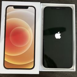 Apple iPhone 12 White 128GB W 20 Accessories (Cases Chargers Headphones Pop Sockets)