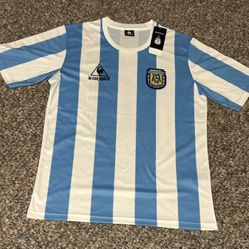 Diego Maradona Signed Argentina Jersey (Beckett Authenticity)