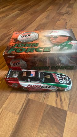 Drag Racing Legend John Force 8Time Champ Autographed Castrol GTX 1:24 Drag Car 55.00 Obo