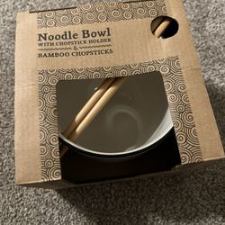 Ramen Bowl With Chopsticks