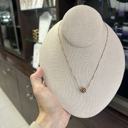 Necklace Yellow Gold 18k. Ball 