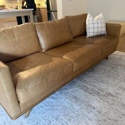 Leather Sofa - Poly & Bark