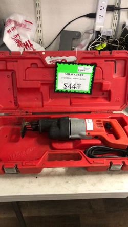 1003 Milwaukee 6509-21 Corded 6.5AMP Sawzall in Hard Case 589623