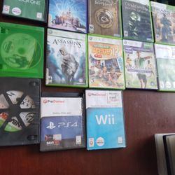 Xbox Live 360 Wii PS4 Games