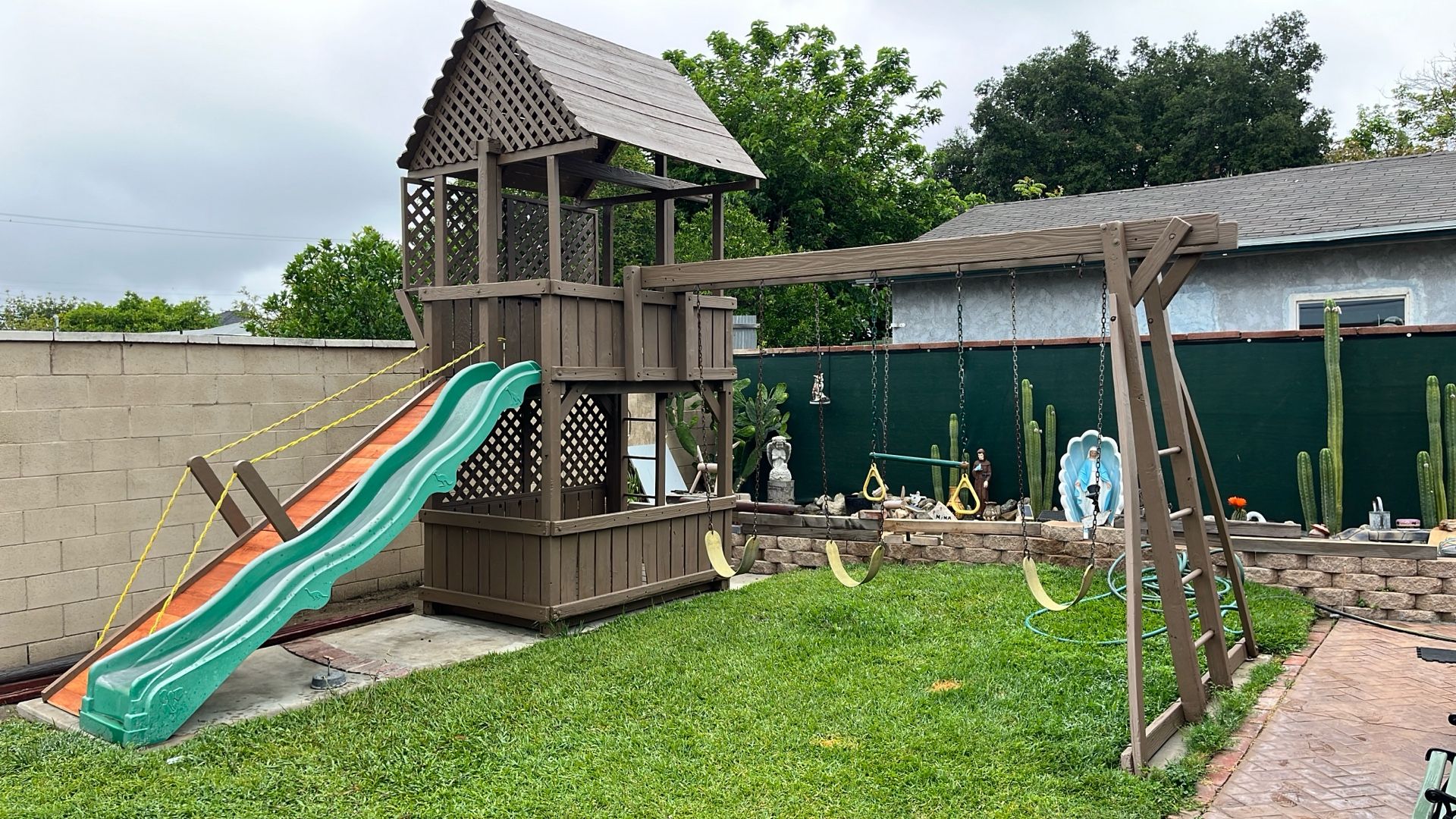 Wood Swing Set