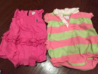 Baby girl set of 2 pieces Ralph Lauren size 9 months