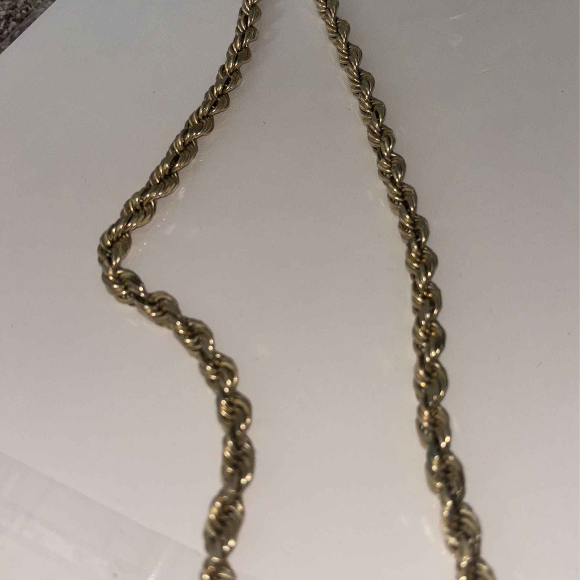 8mm Gold Rope