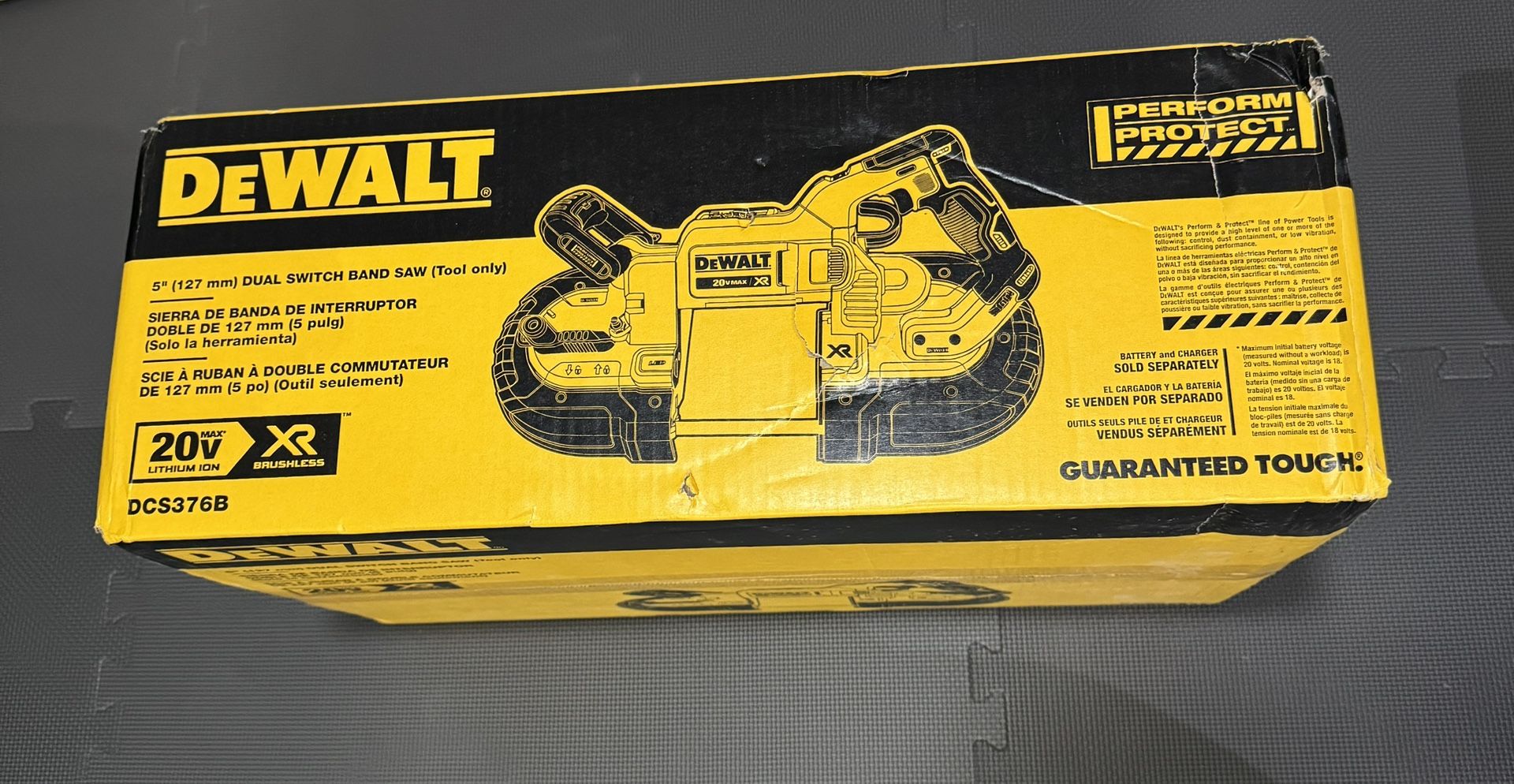 DeWalt 20V Max XR Cordless 5" Dual Switch Band Saw (Tool Only)