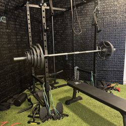 Home Gym Rack And Weights