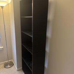 Tall Black Bookshelf