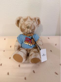 Coach Ski Bum shearling Teddy Bear New with tags