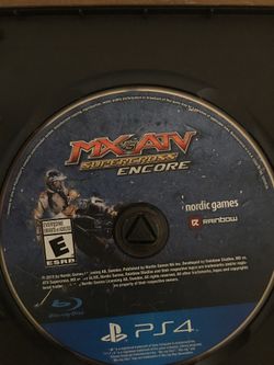 Sony PlayStation ps4 mx vs atv super cross encore