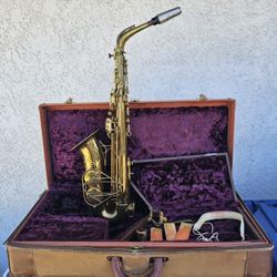 1946 Martin Committee iii 111 3 Alto Sax Saxophone W/ Orig Case