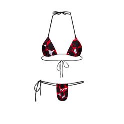 Mint Swim String Thong Bikini - Size Medium