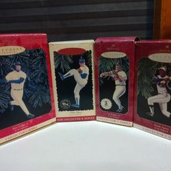 Baseball Vintage Christmas Ornament 