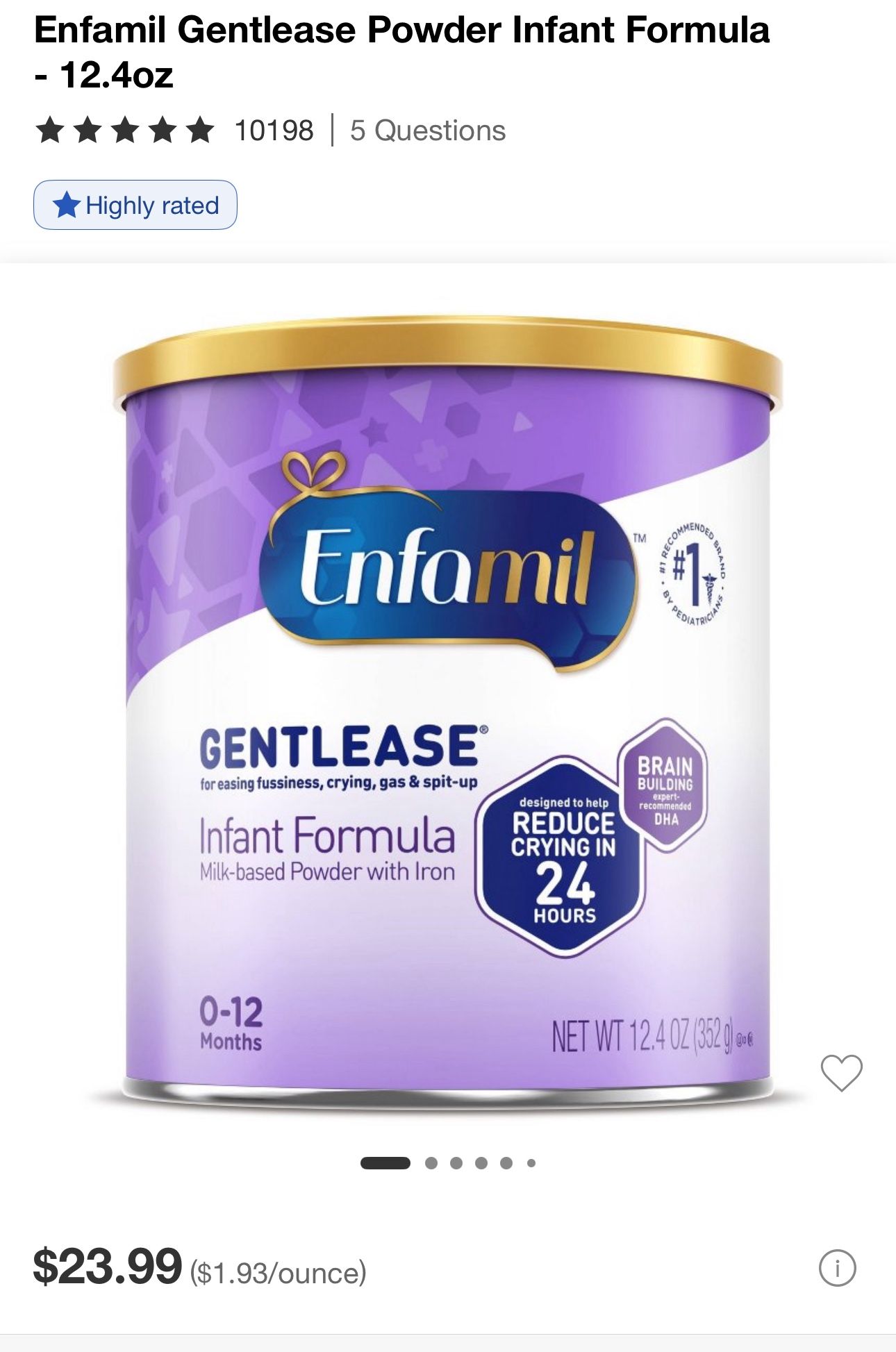 Enfamil Gentlease