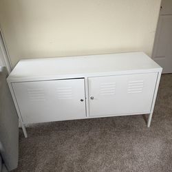 White Locker Table