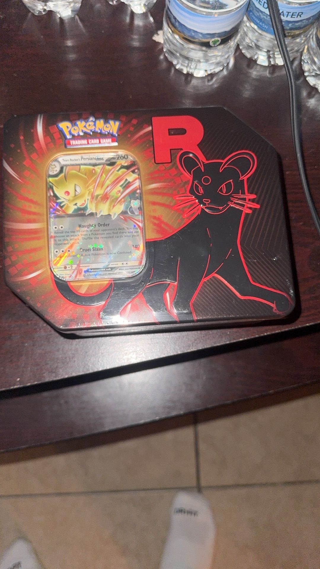 Pokemon Persian Team Rocket Tin