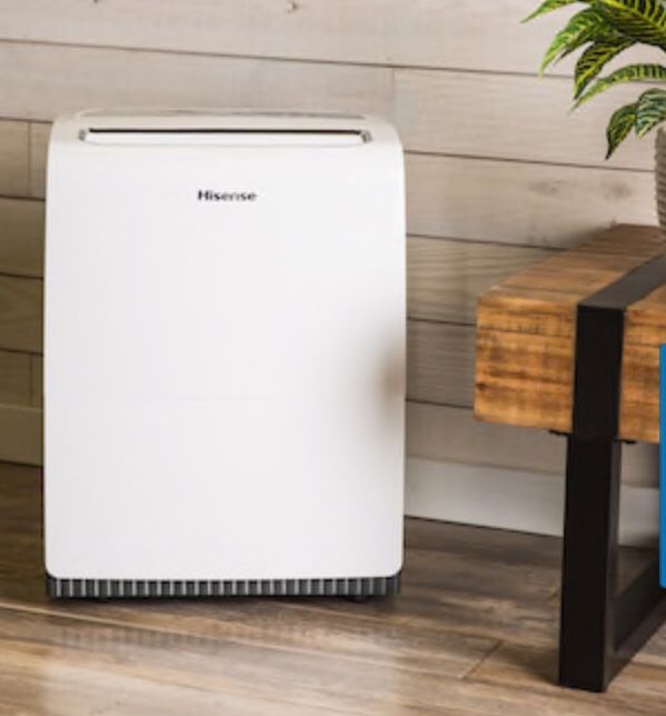 Hisense 100-Pint 3-Speed Dehumidifier with Built-in Pump- Brand New