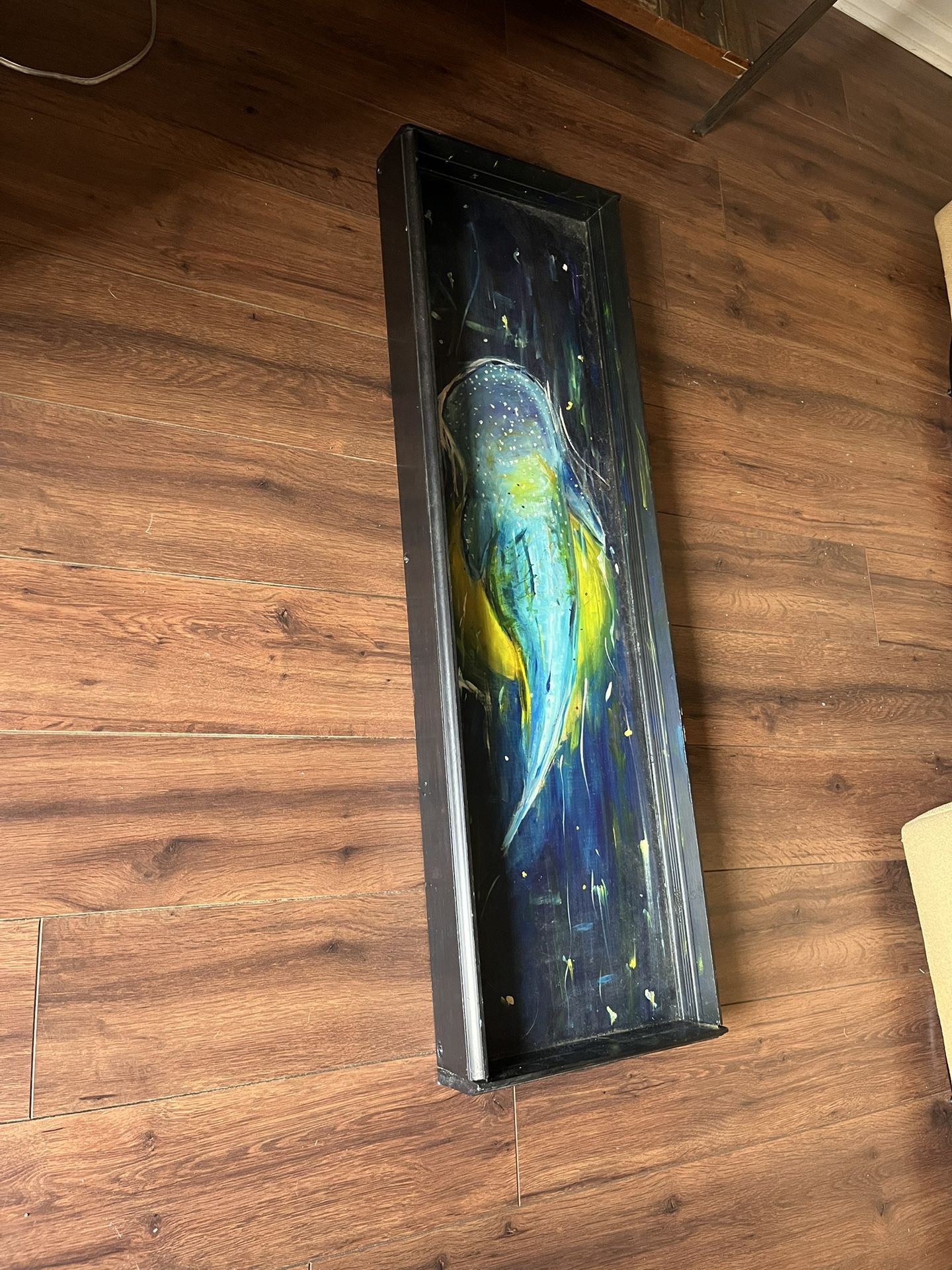 Handmade/painted Tray For Decor Or Ottoman