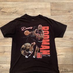 Vintage Dennis Rodman NBA Tee – Size Large – 5x Champ Graphic 🐂