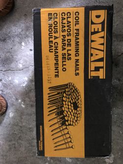 Dewalt coiled framing nails