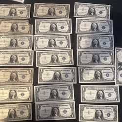 10 Silver certificates $50