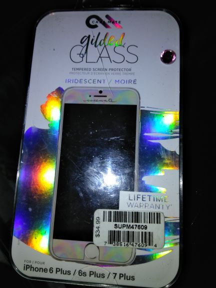 iPhone 6s plus 6 Plus and 7 plus tempered glass cotton candy mirror