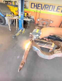 Welder classic car set up metal work