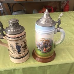 2 Germany Mugs With Lids